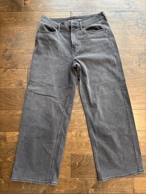 Old Navy Charcoal Wide-Leg Jeans